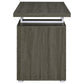 Weathered Grey 3-drawer Reversible Office Desk