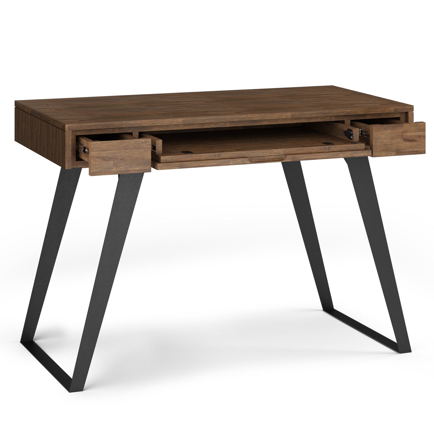 Lowry - Small Desk - Rustic Natural Aged Brown