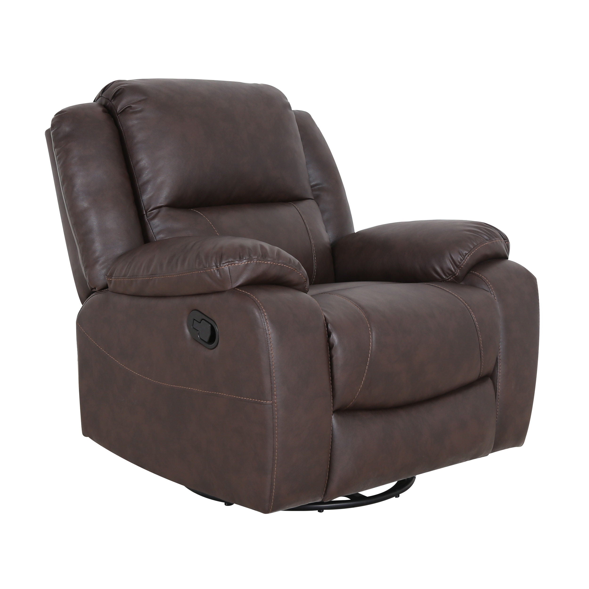 Stylish Wide Manual Swivel Standard Recliner