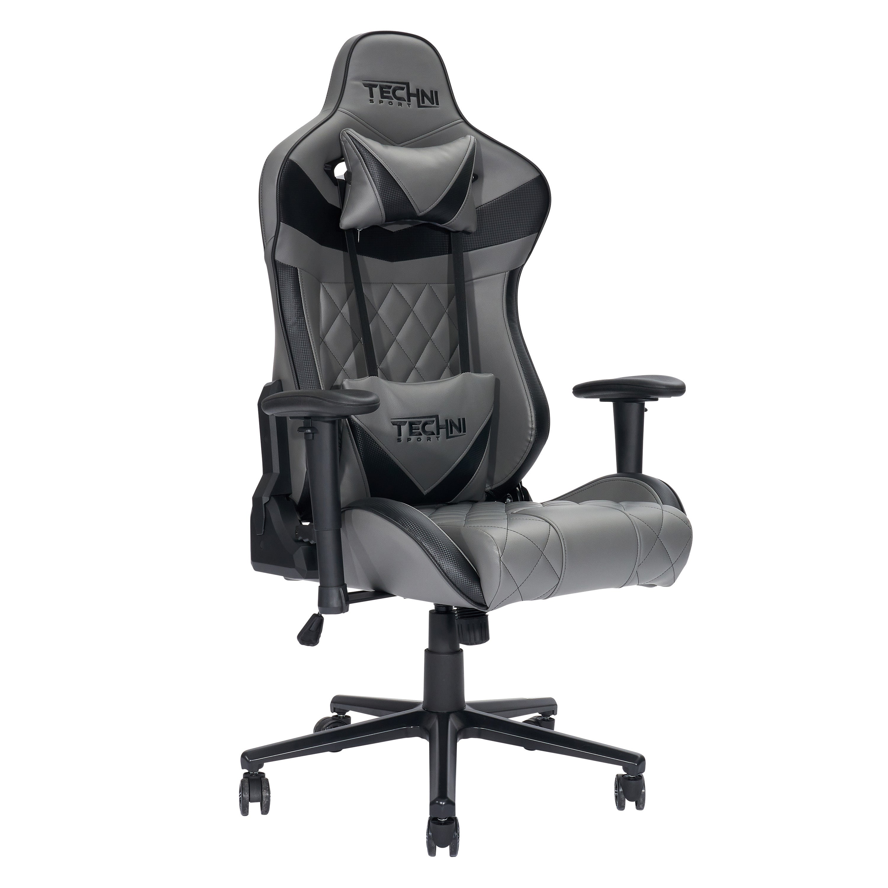 Techni Sport XL Ergonomic Gaming Chair , Grey