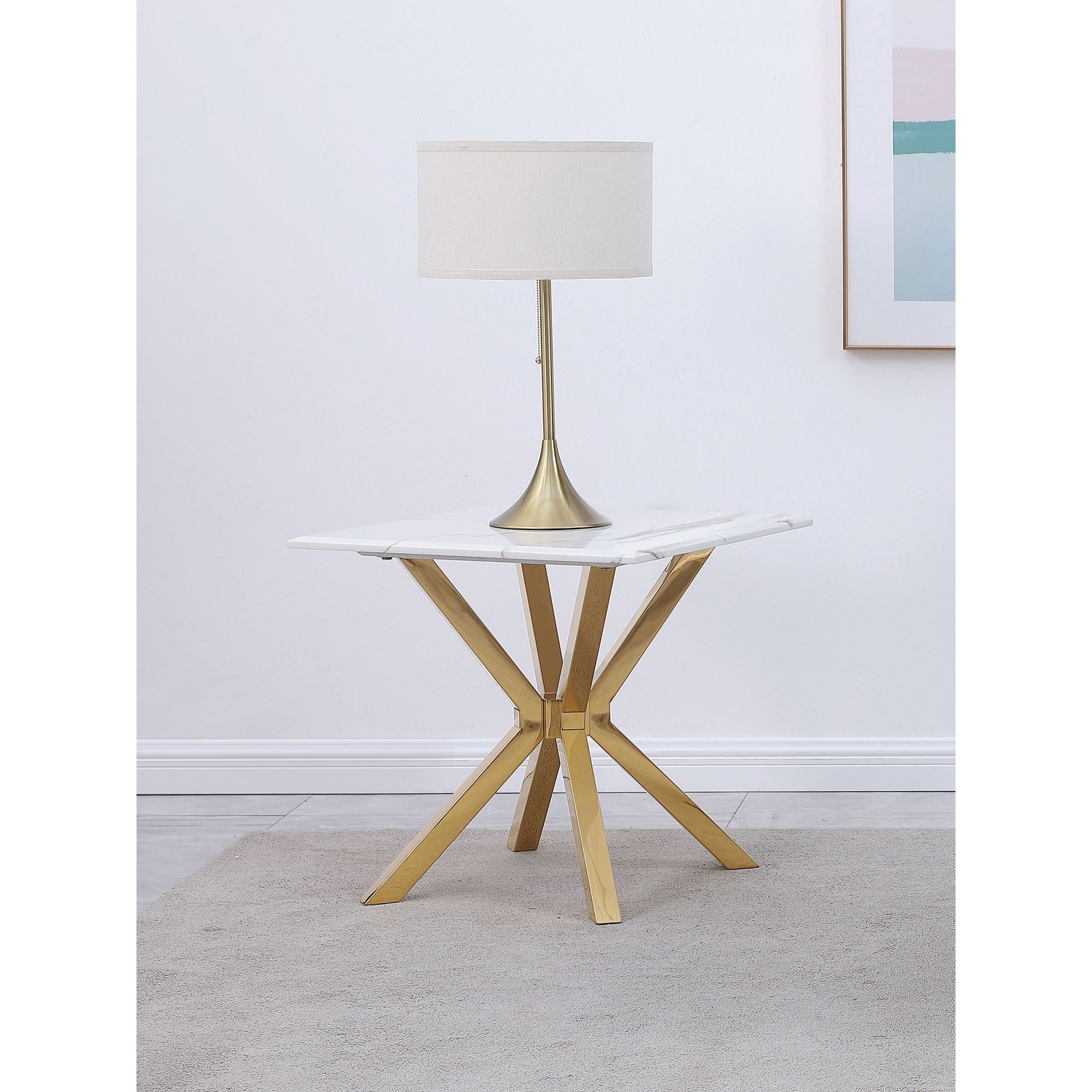Kensington - End Table - Gold