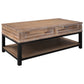 U-style Lift Top Coffee Table with Inner Storage  Space and Shelf (As same As WF198291AAN)