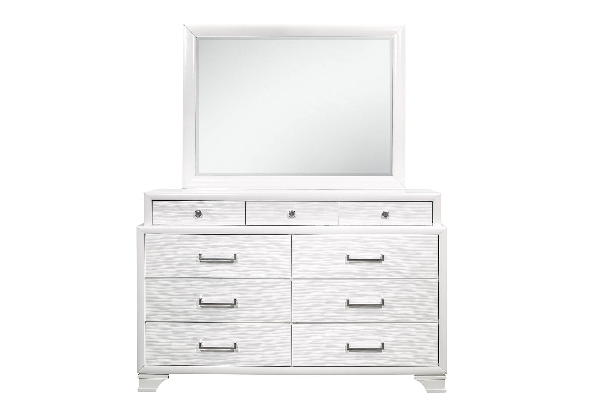 Jordyn - 5 Piece King Bedroom Set - White