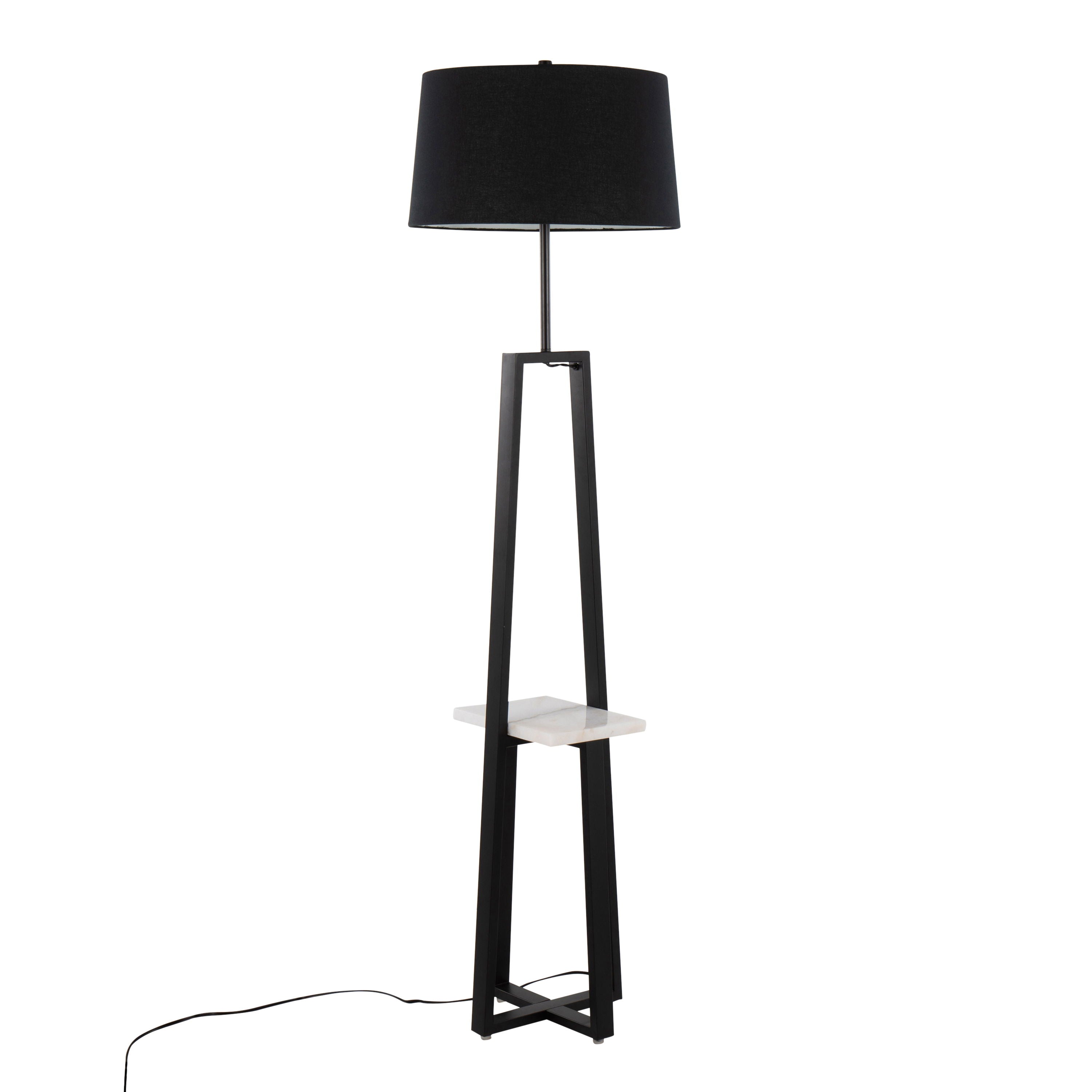 Cosmo - Shelf Contemporary / Glam Floor Lamp