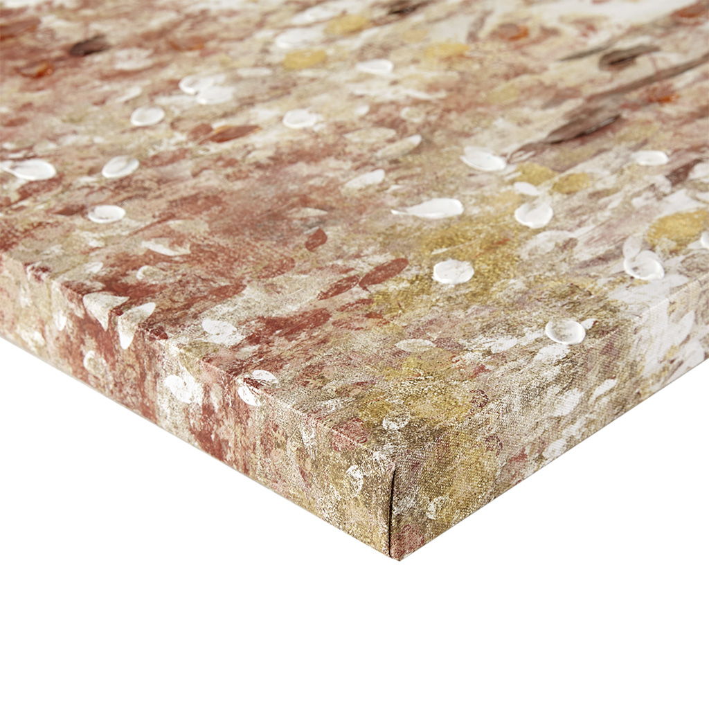 Autumn Forest - Canvas Art Palette Knife Embellishment (Set of 3) - Red