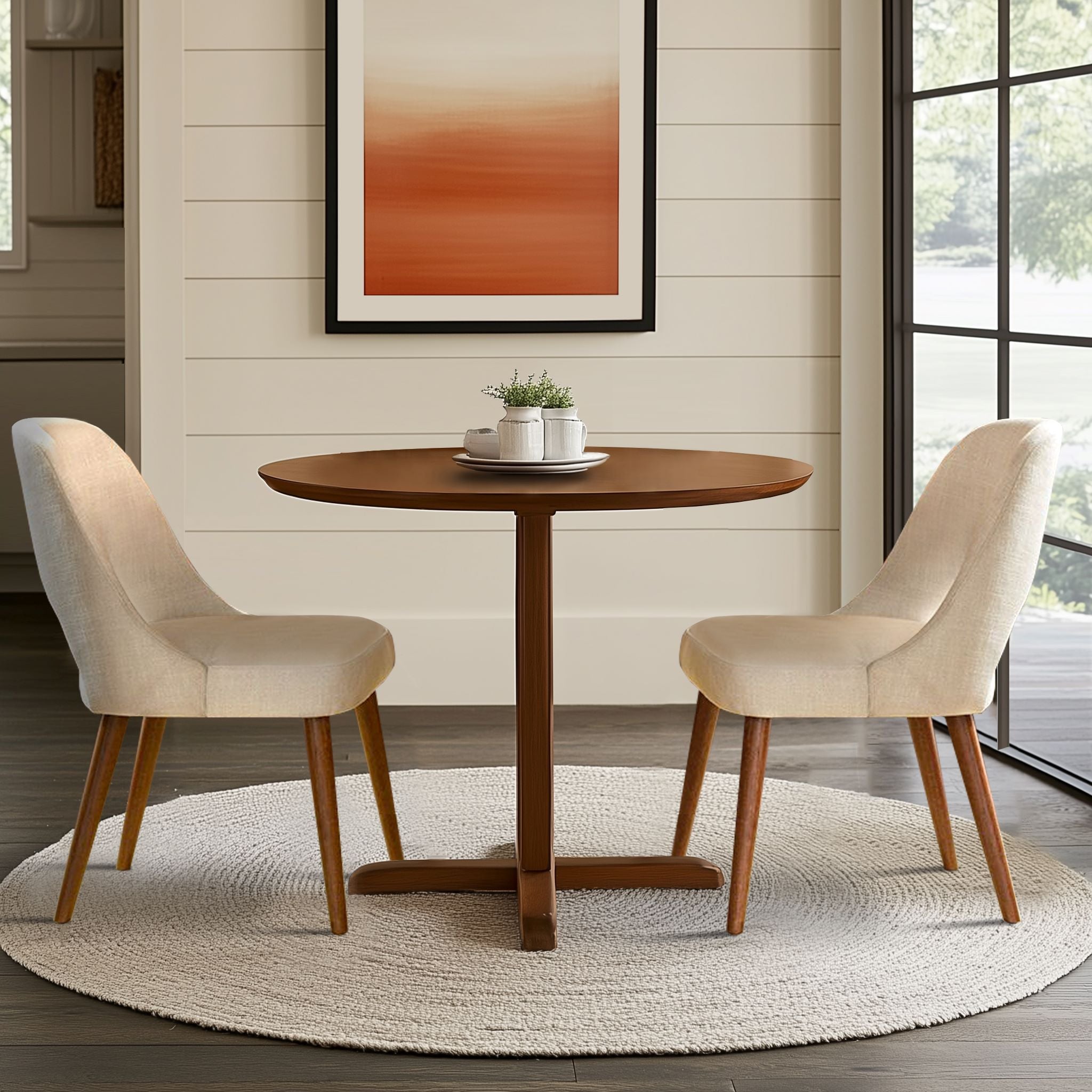 Nola - Dining Side Chair (Set of 2) - Cream