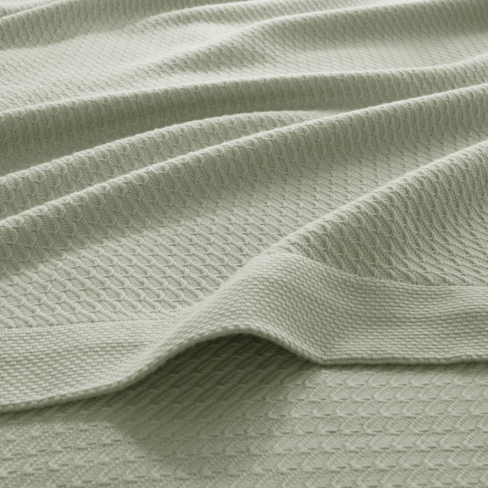 Egyptian Cotton - King Blanket - Sage Green