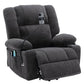 Power Lift Recliner Chair Electric Recliner for Elderly Recliner Chair with Massage and Heating Functions, Remote, Phone Holder Side Pockets and Cup Holders for Living Room, Black