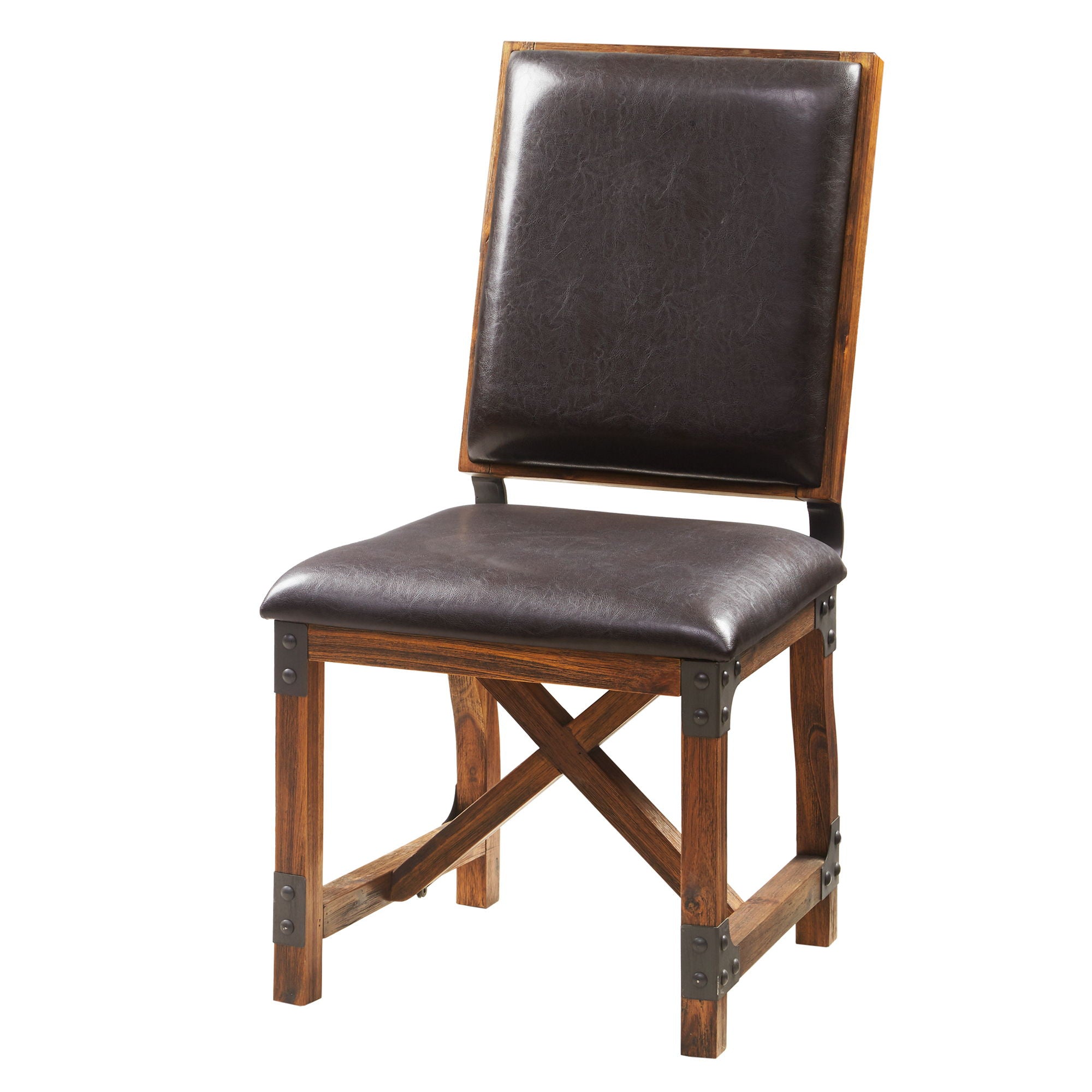 Lancaster - 3-Piece Round Dining Set - Amber / Graphite