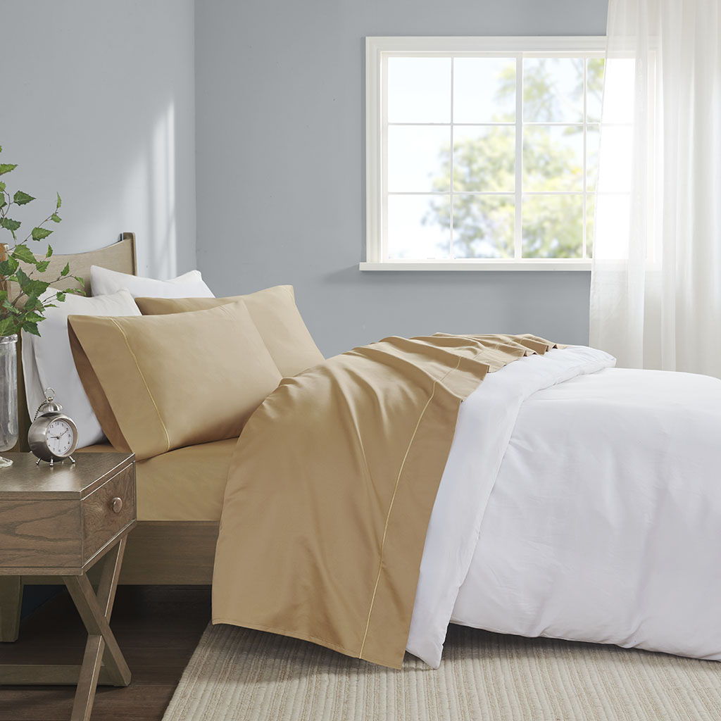 600 Thread Count - Queen Sheet Set - Gold