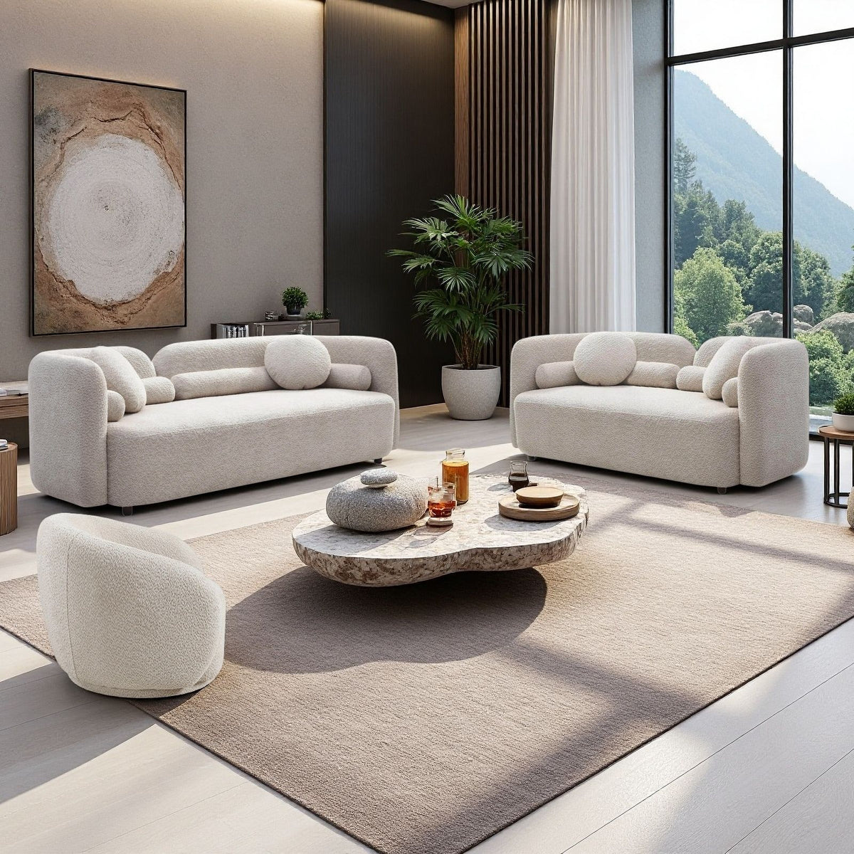Japandi Living Room Set