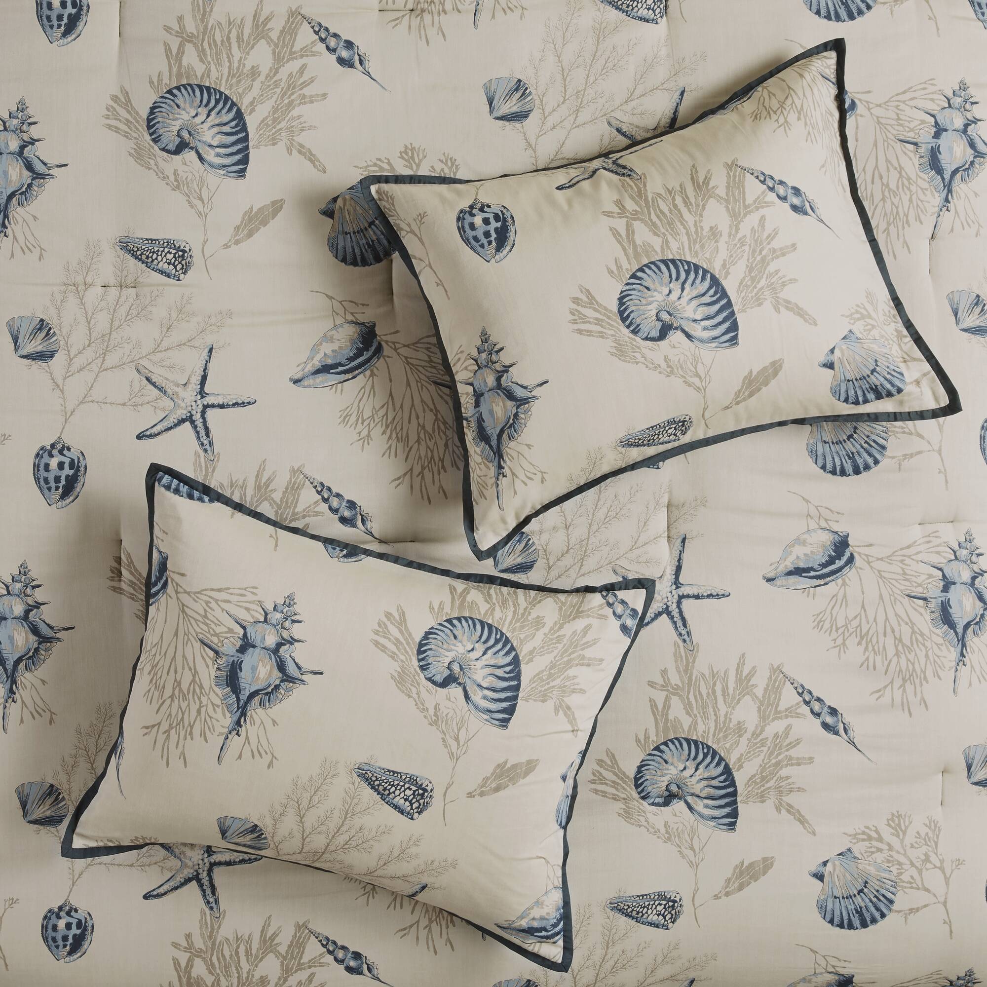 Bayside - California King Comforter (Set of 7) - Blue