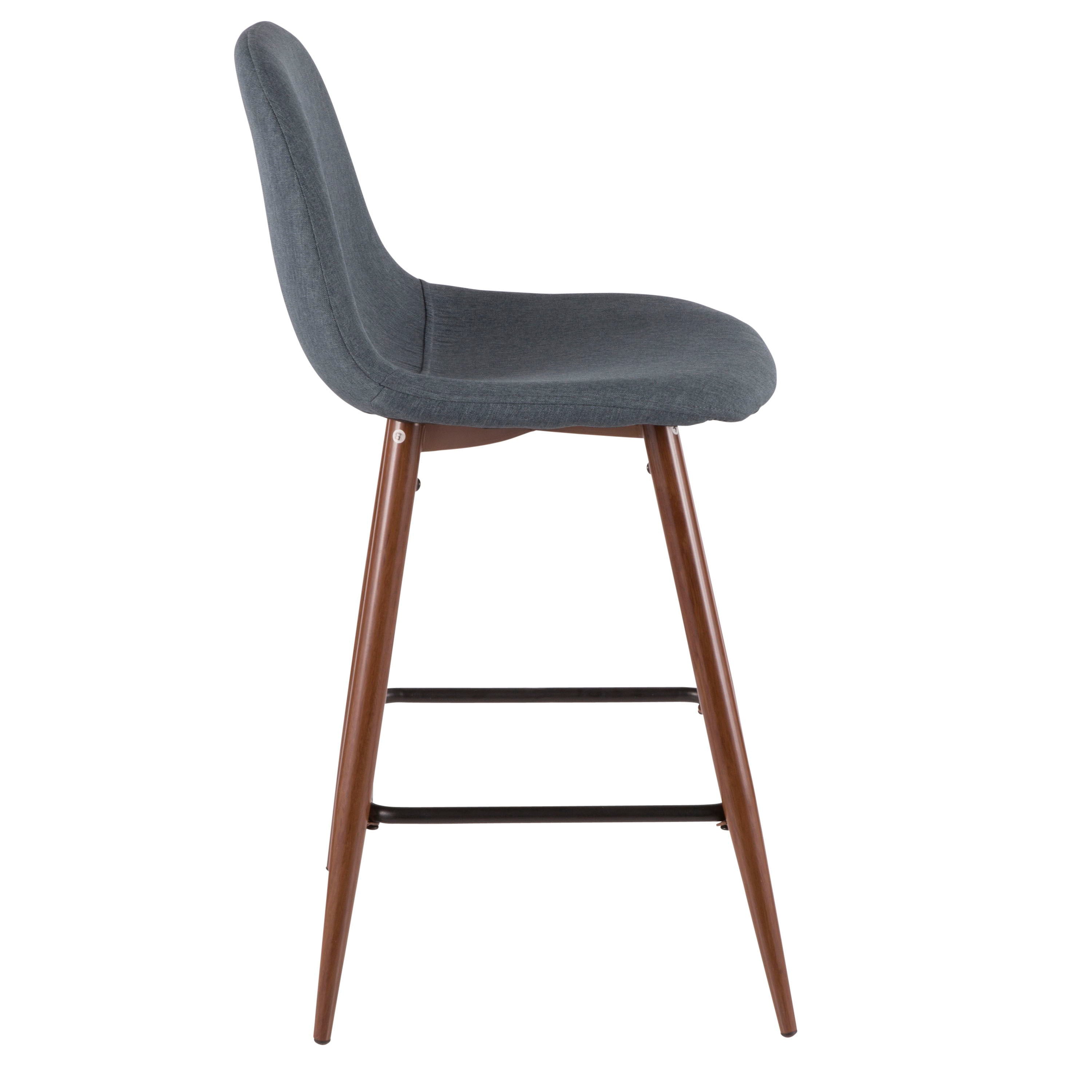 Pebble - Mid Century Modern Counter Stool (Set of 2)