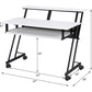 ACME Suitor Computer Desk, White & Black 92902