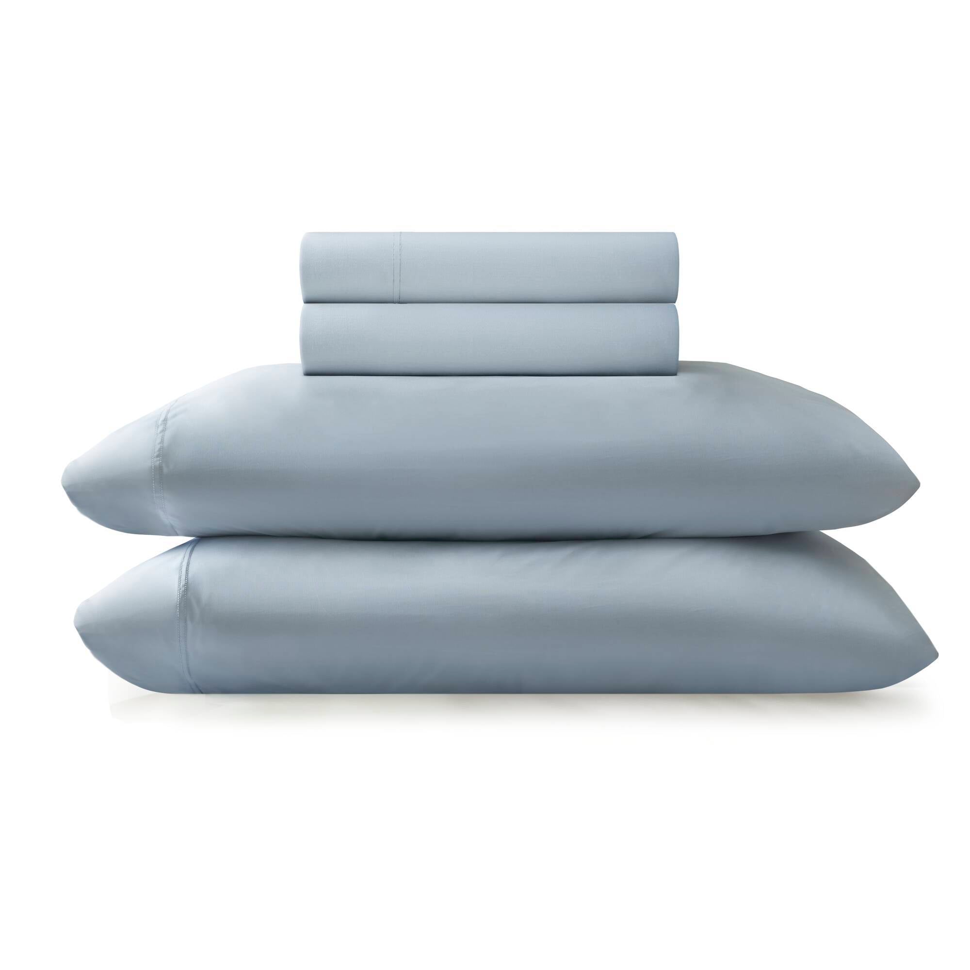 Cooling - California King Stretch Jersey Sheet Set - Blue