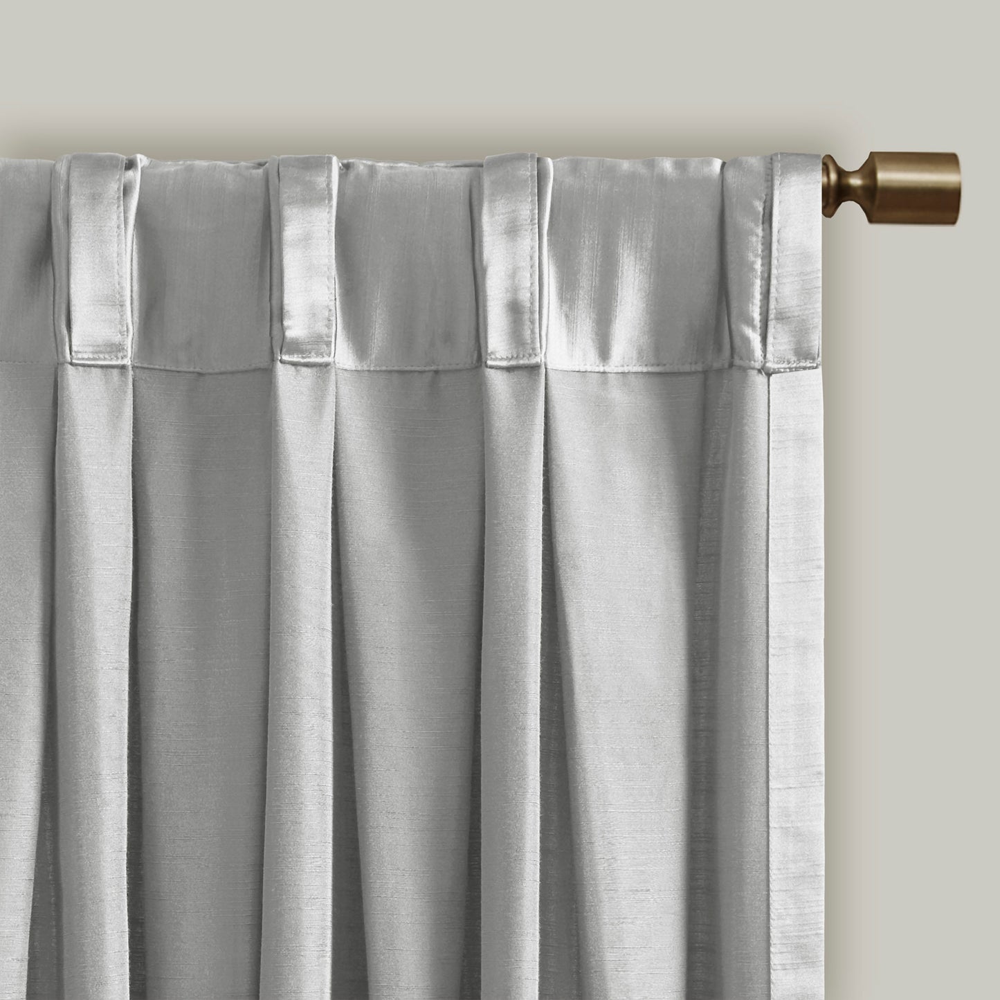 Pleat Curtain Panel with Tieback (Single)
