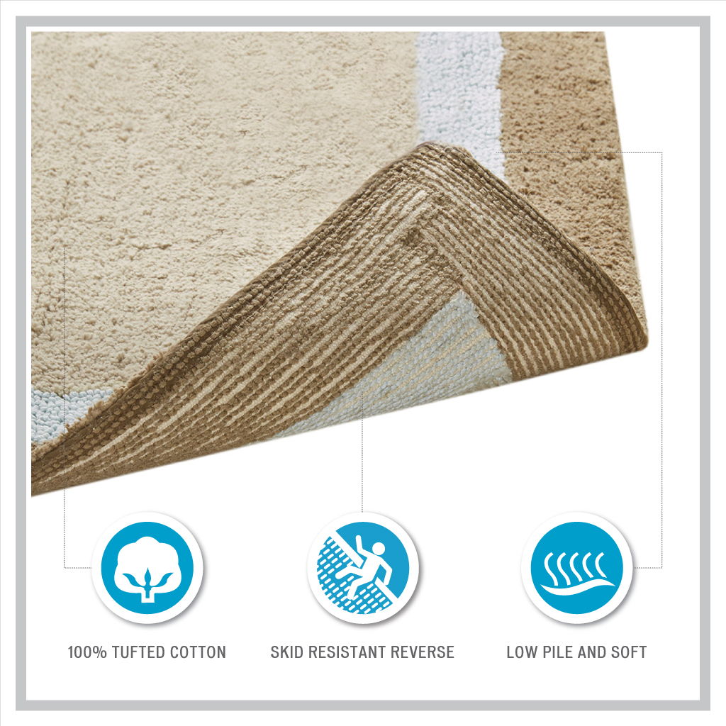 Amherst - 24" x 60" Tufted Bath Rug - Blue