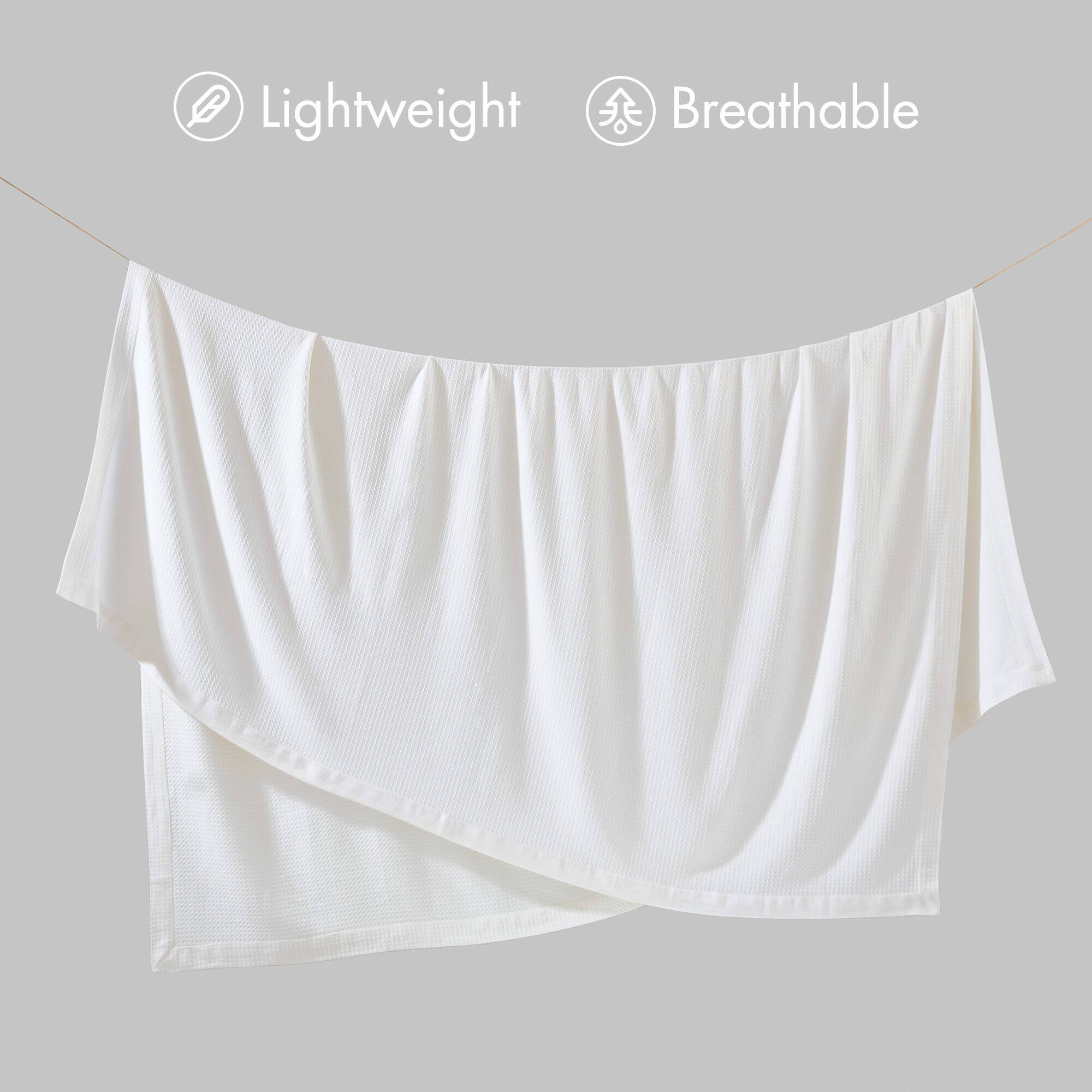 Egyptian Cotton - Twin Blanket - White