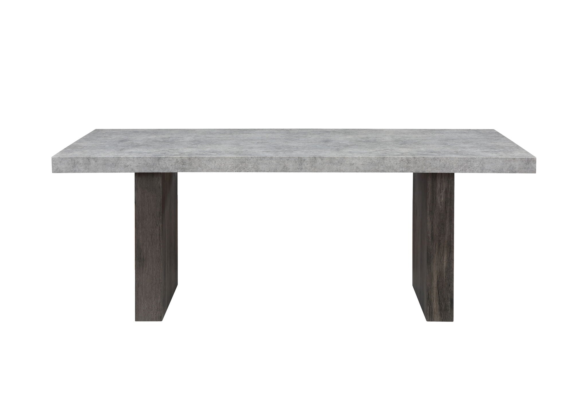 D2410DT - Dining Table Base With Legs - Brown
