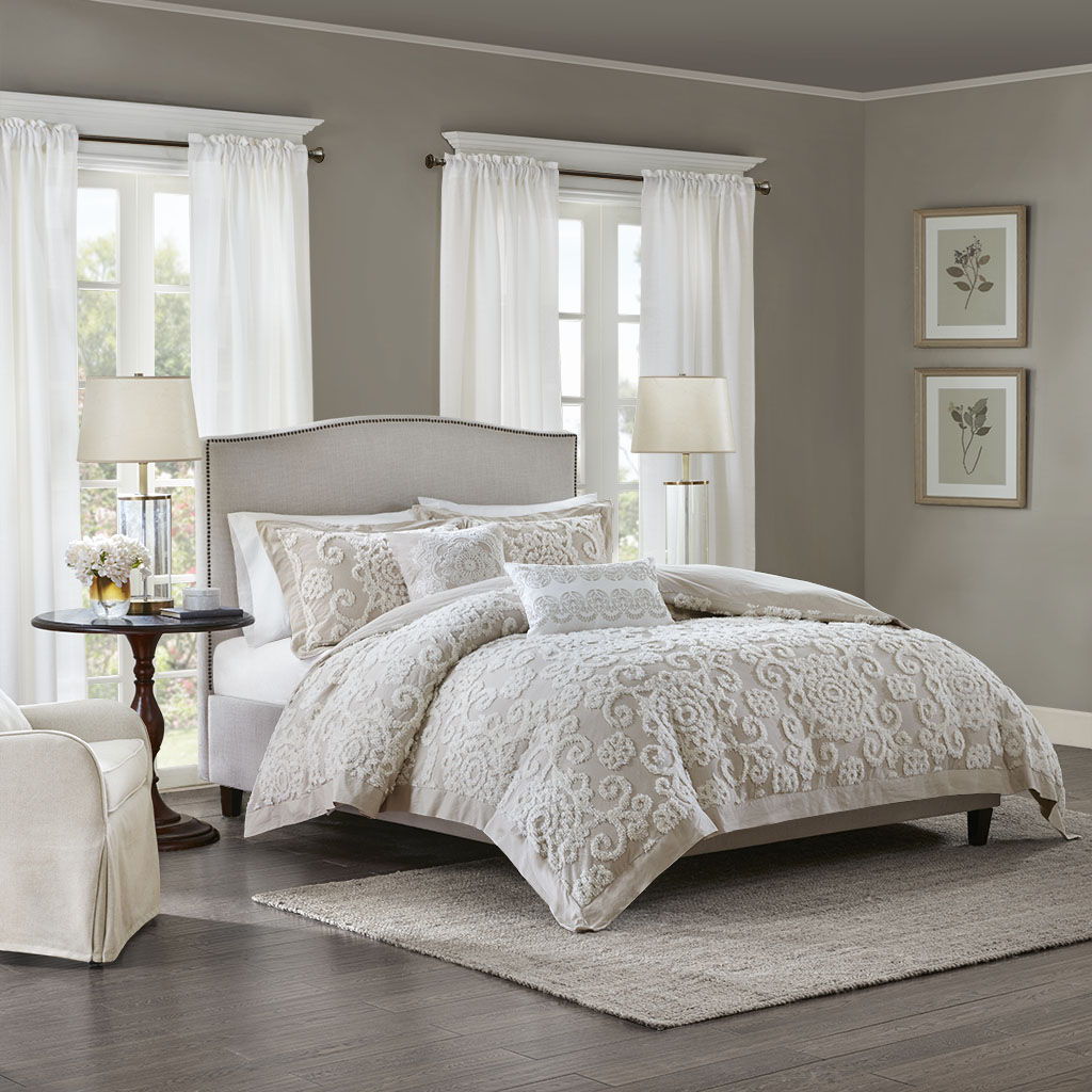Suzanna - Square Pillow - Taupe