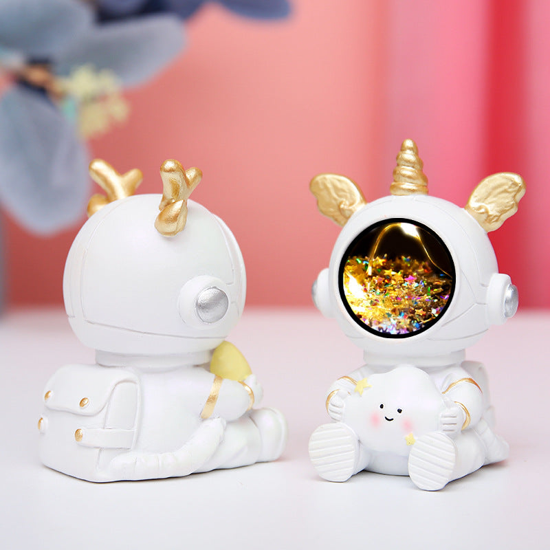 Gift Astronaut Galaxy Guardian Light Blind Box Hand Office Boy Girl Boy Blind Box Astronaut Net Decoration