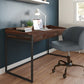 Ralston - Desk - Distressed Charcoal Brown