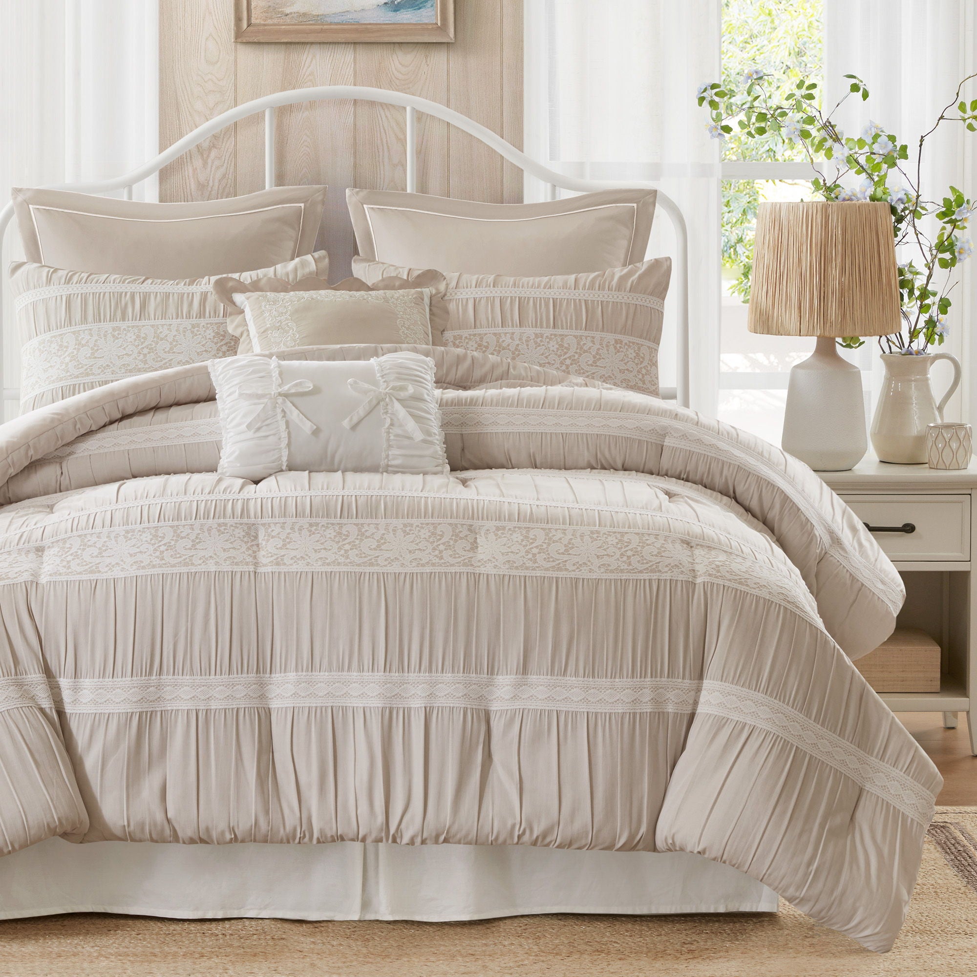 Perryn - Queen Comforter Set - Neutral