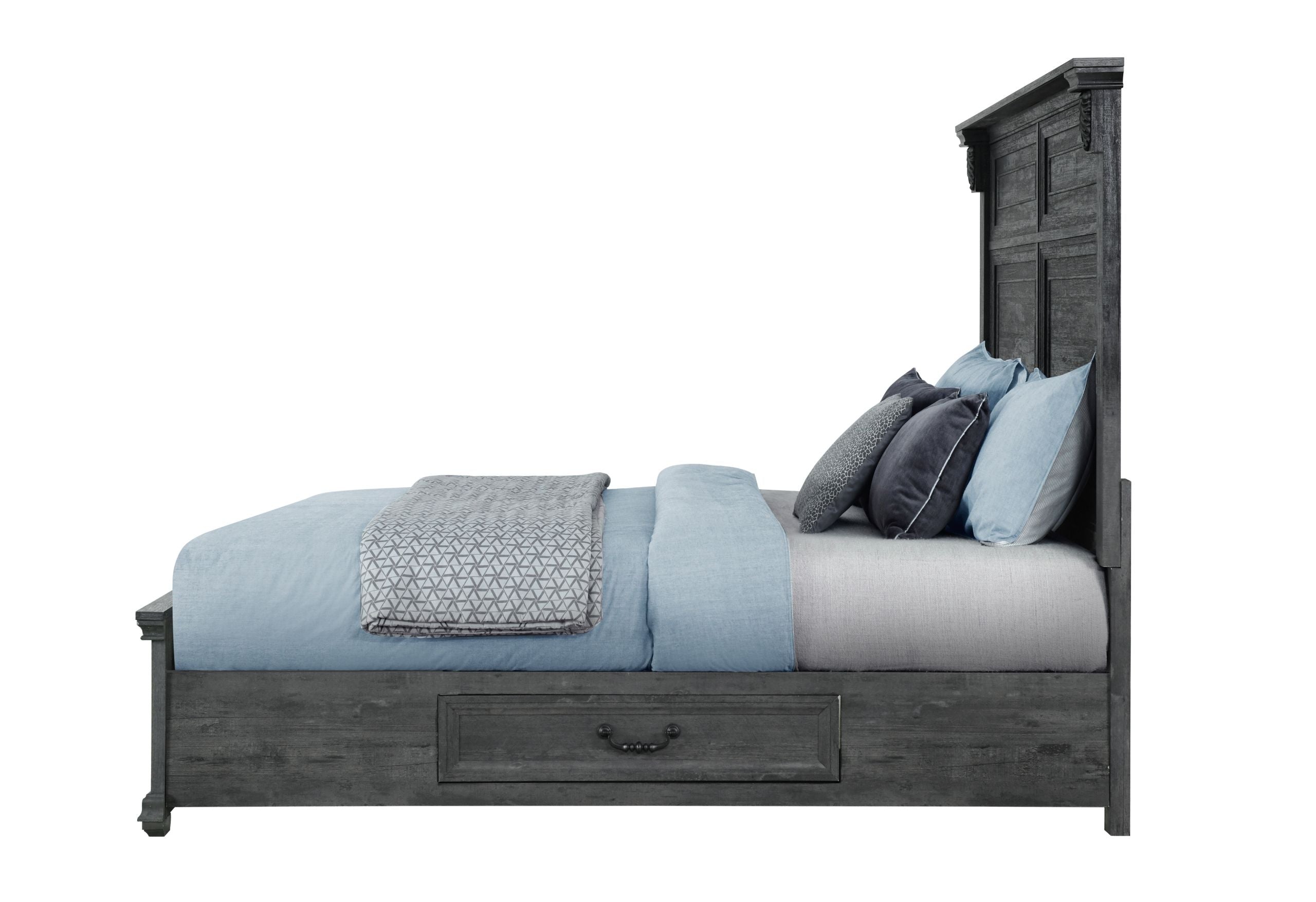 Tatum - Full Bed With Storage - Gray