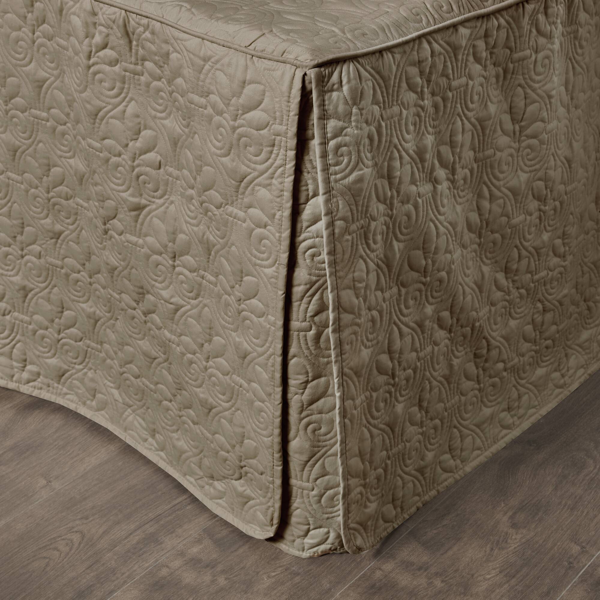 Quebec - King Fitted Bedspread (Set of 3) - Neutral