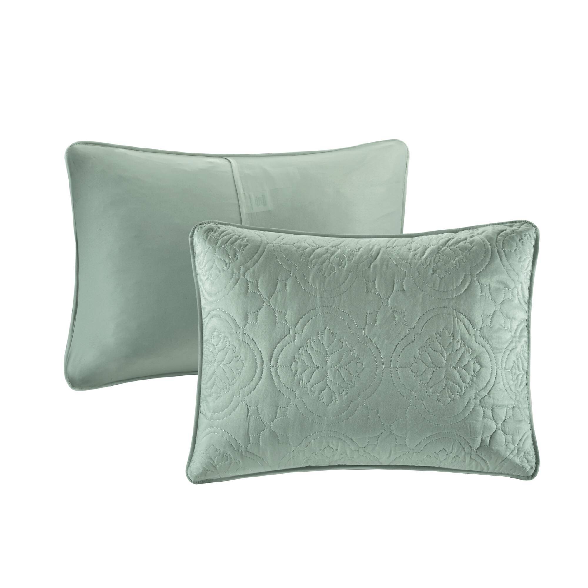 Oakley - King 3 Piece Reversible Bedspread Set - Seafoam