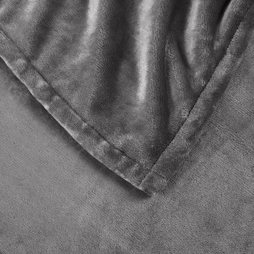 King Heated Blanket - Dark Gray