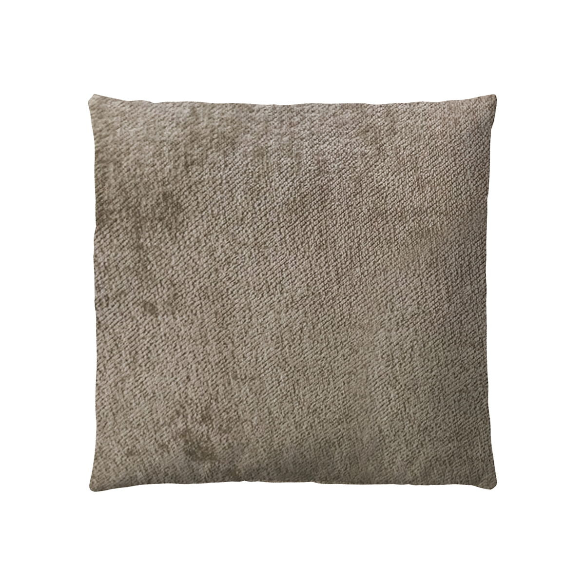Ava - Solid Square Pillow - Dark Taupe