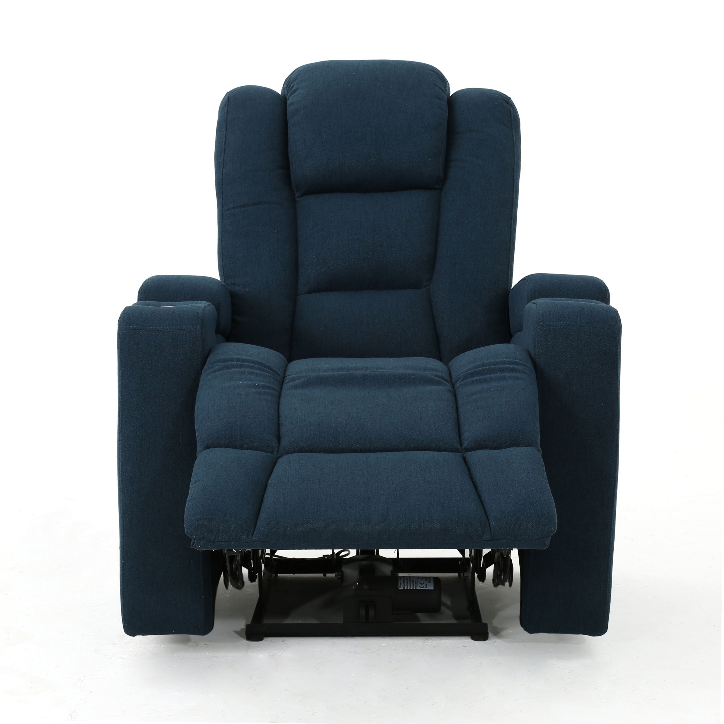 Wide Power Standard Recliner Chair With Arm Storage With USB