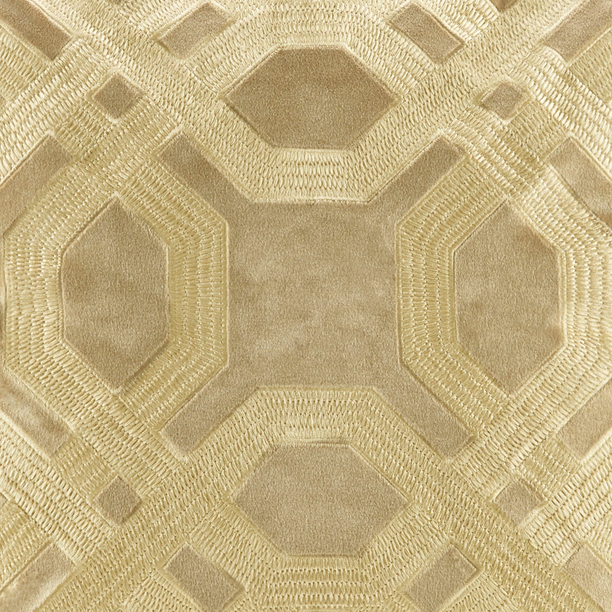 Biron - Square Decor Pillow - Gold