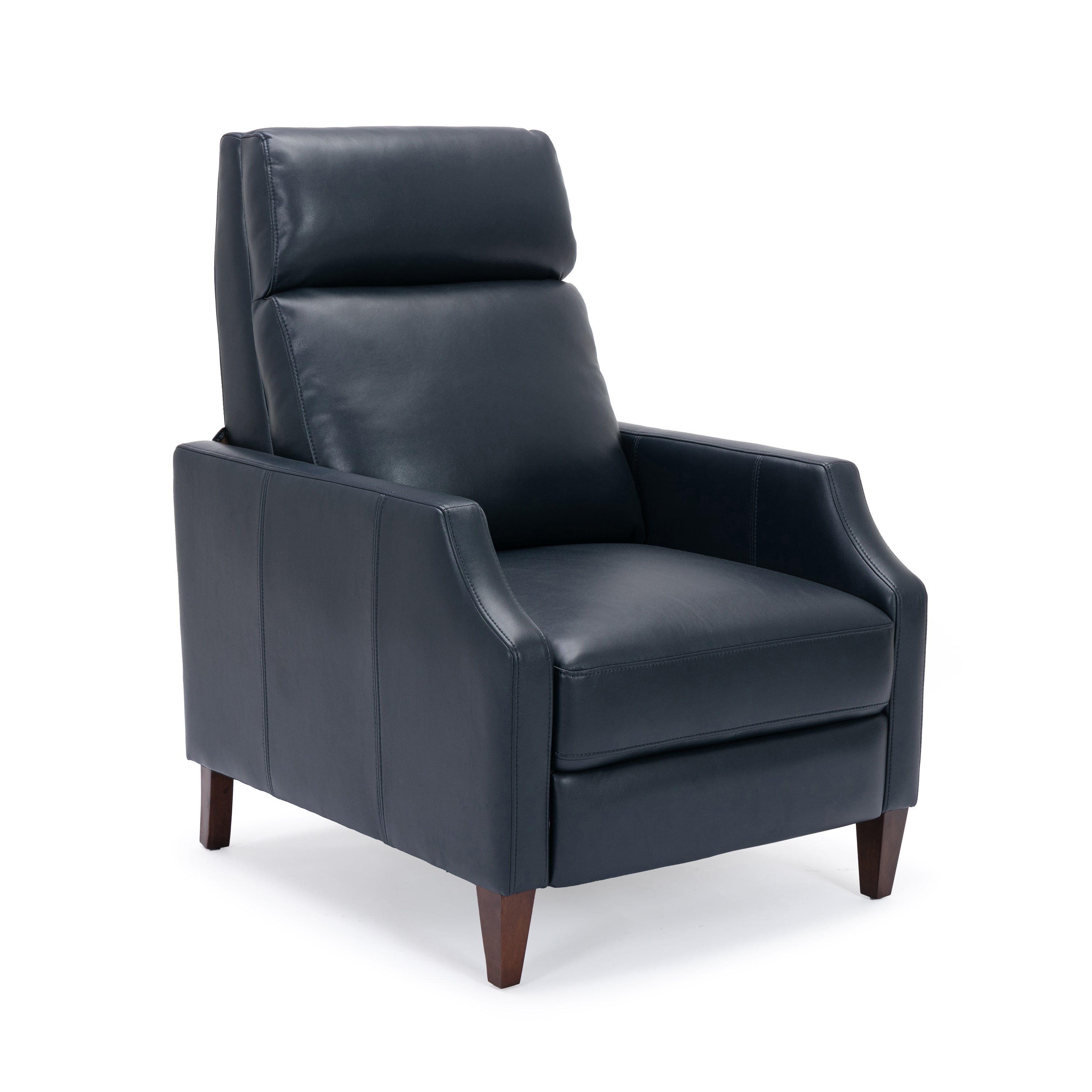 Biscoe Push Back Recliner - Midnight Blue