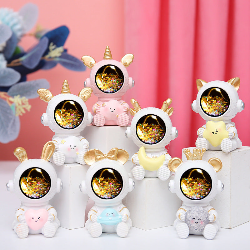 Gift Astronaut Galaxy Guardian Light Blind Box Hand Office Boy Girl Boy Blind Box Astronaut Net Decoration