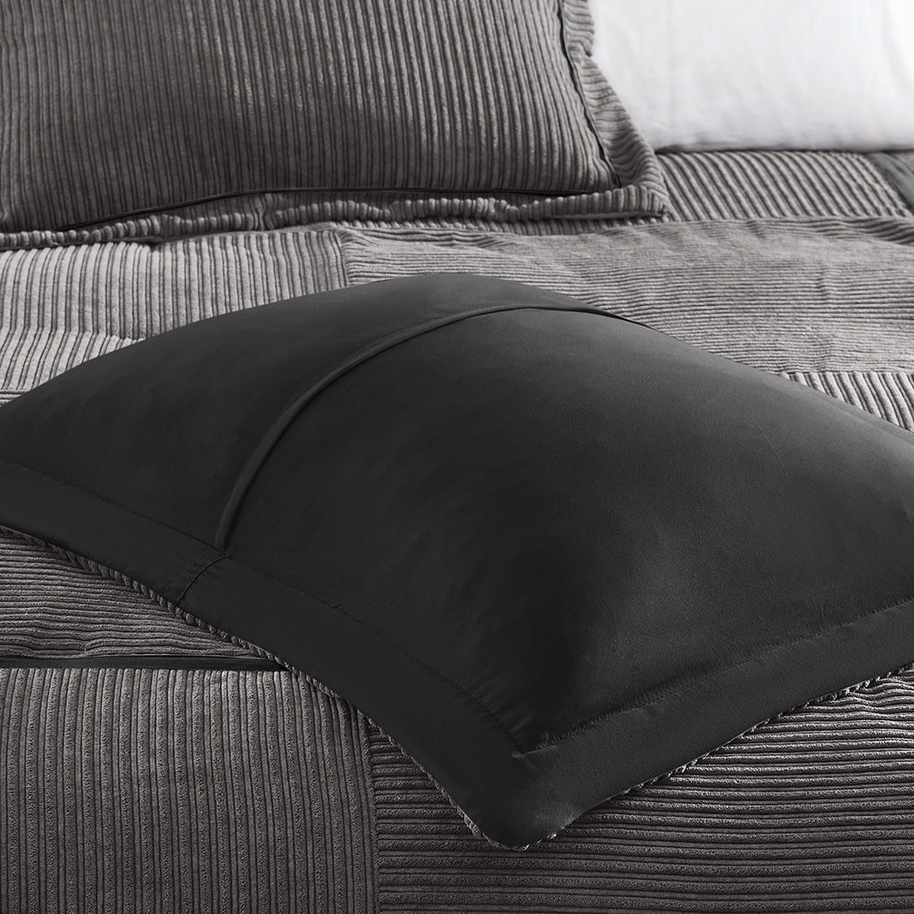 Dallas - 7 Piece California King Comforter Set - Gray
