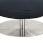 Global United 22" Modern Genuine Italian Leather Lounge Chair