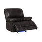 Recliner Chair Sofa Manual Reclining Home Seating Seats  Movie Theater Chairs, Brown