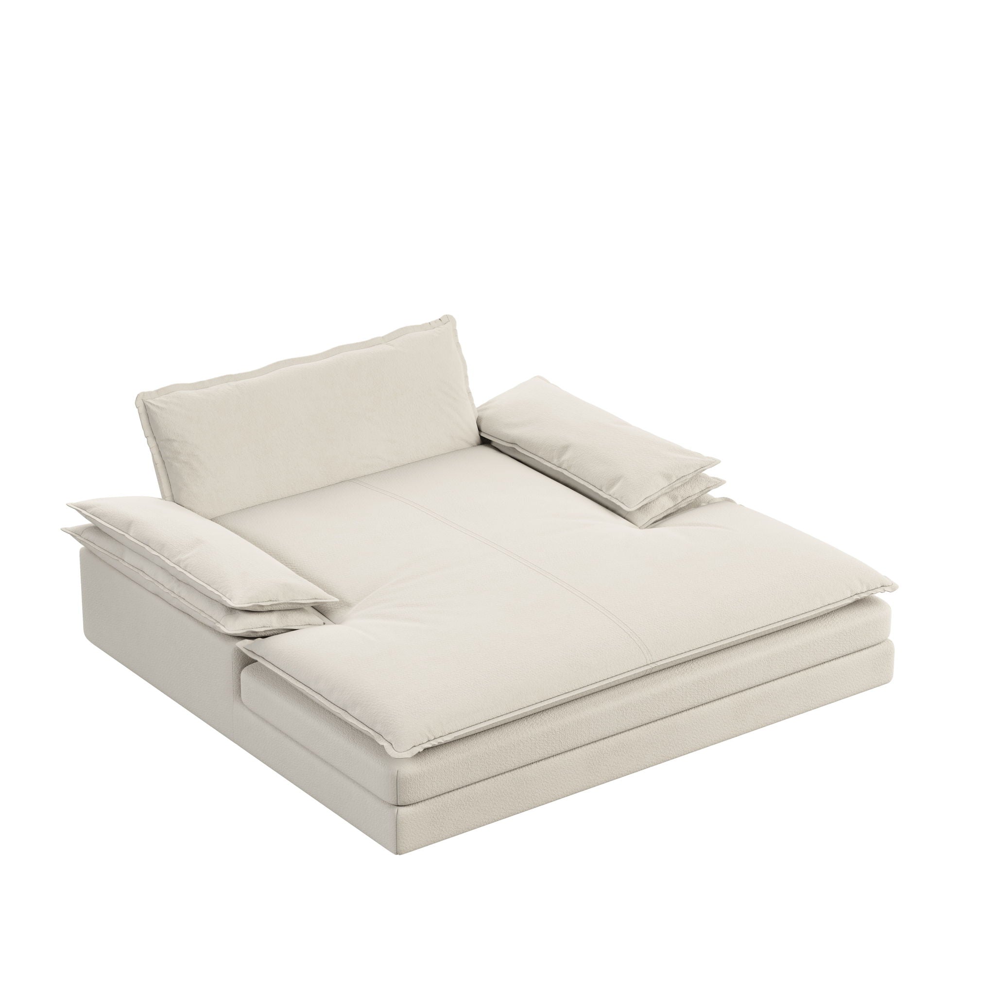Comfortable Oversized Double Chaise Lounge Chair