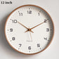 Nordic Solid Wood Simple Wall Clock Living Room Home Clock Decoration Silent Clock Fashion Japanese Modern Luxurious Creative Cl