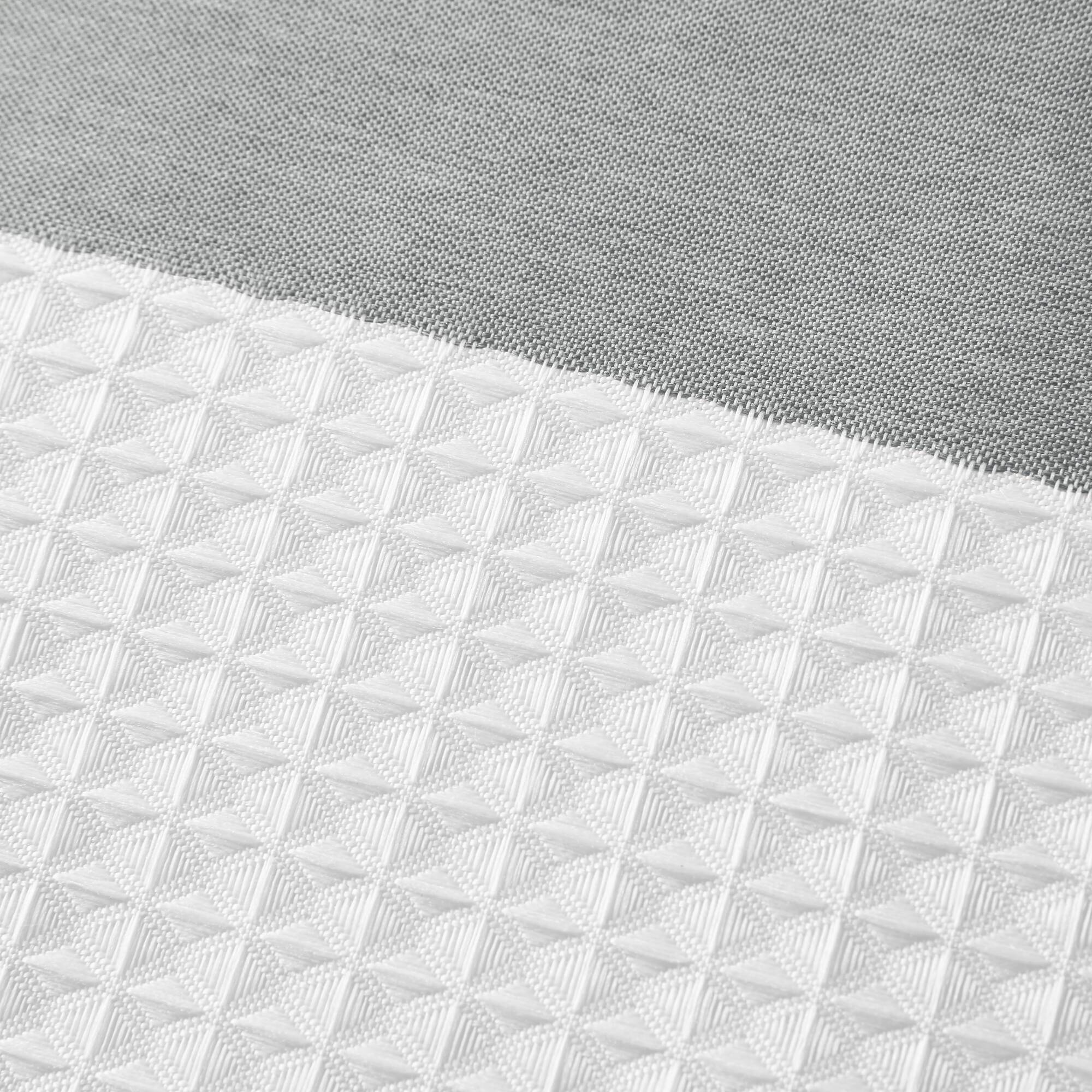 Spa Waffle - 84" Shower Curtain With 3M Treatment - Gray