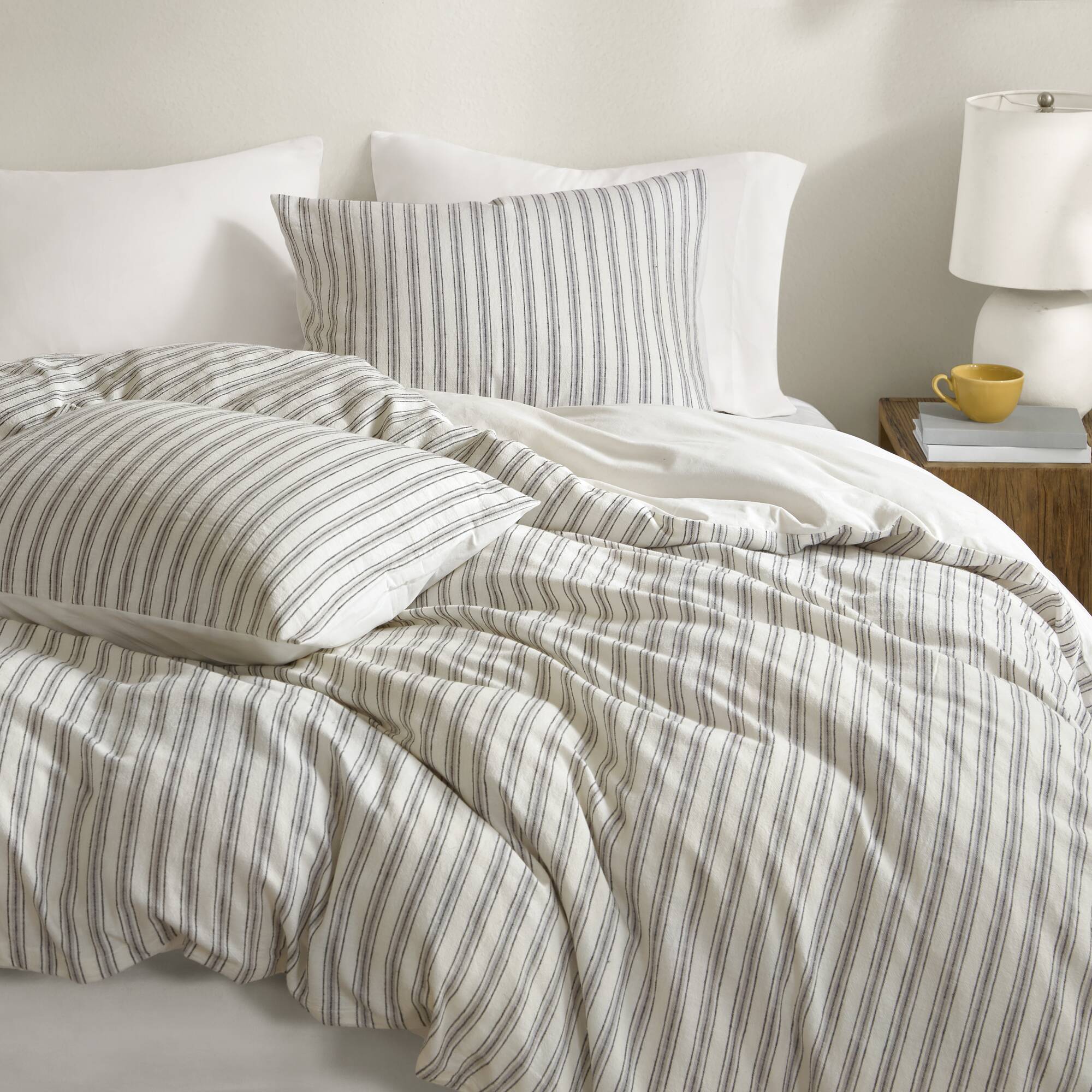 Etta - 3 Piece Queen Duvet Set - Gray