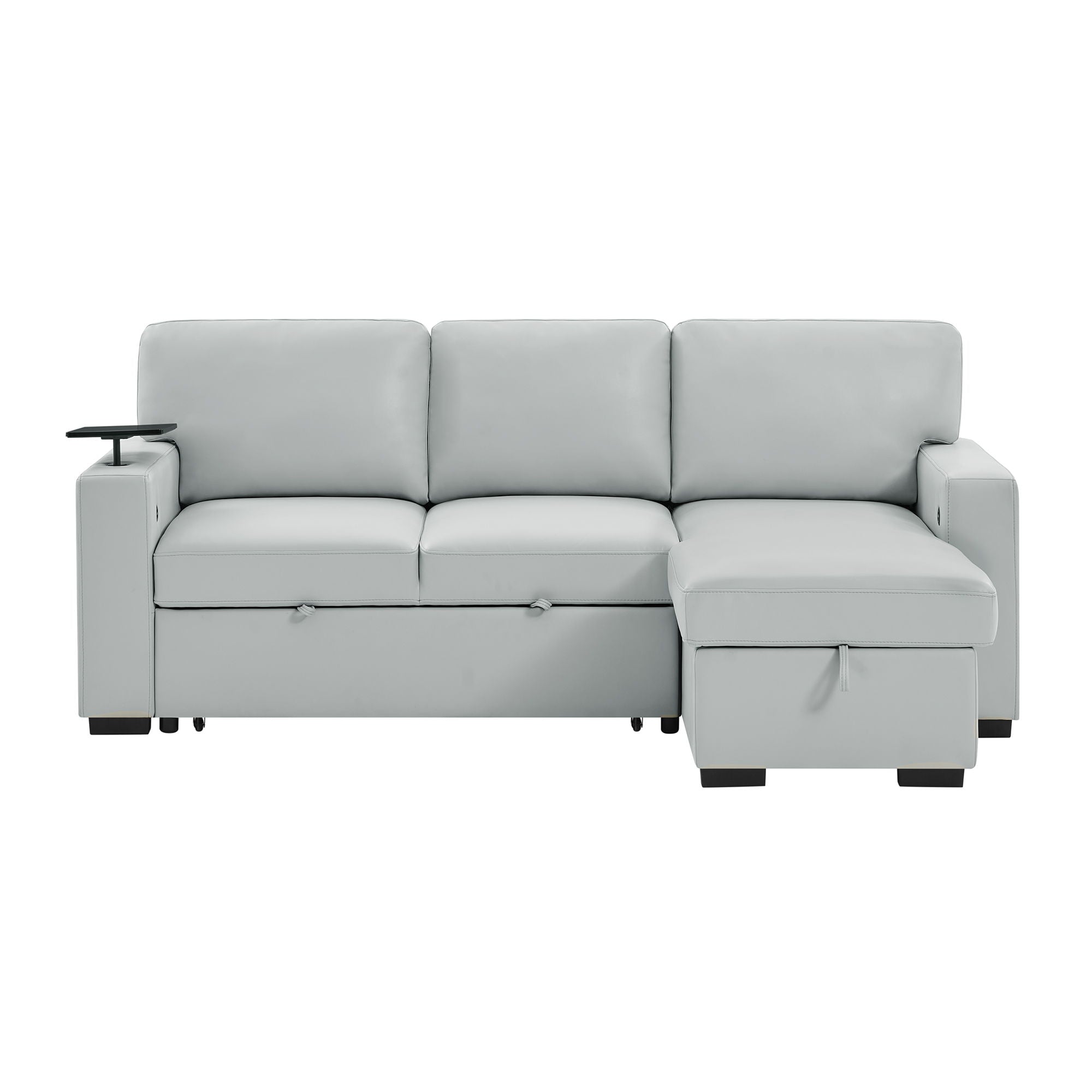 U0212 - Reversible Sofa Bed Chaise - Blanche Silver