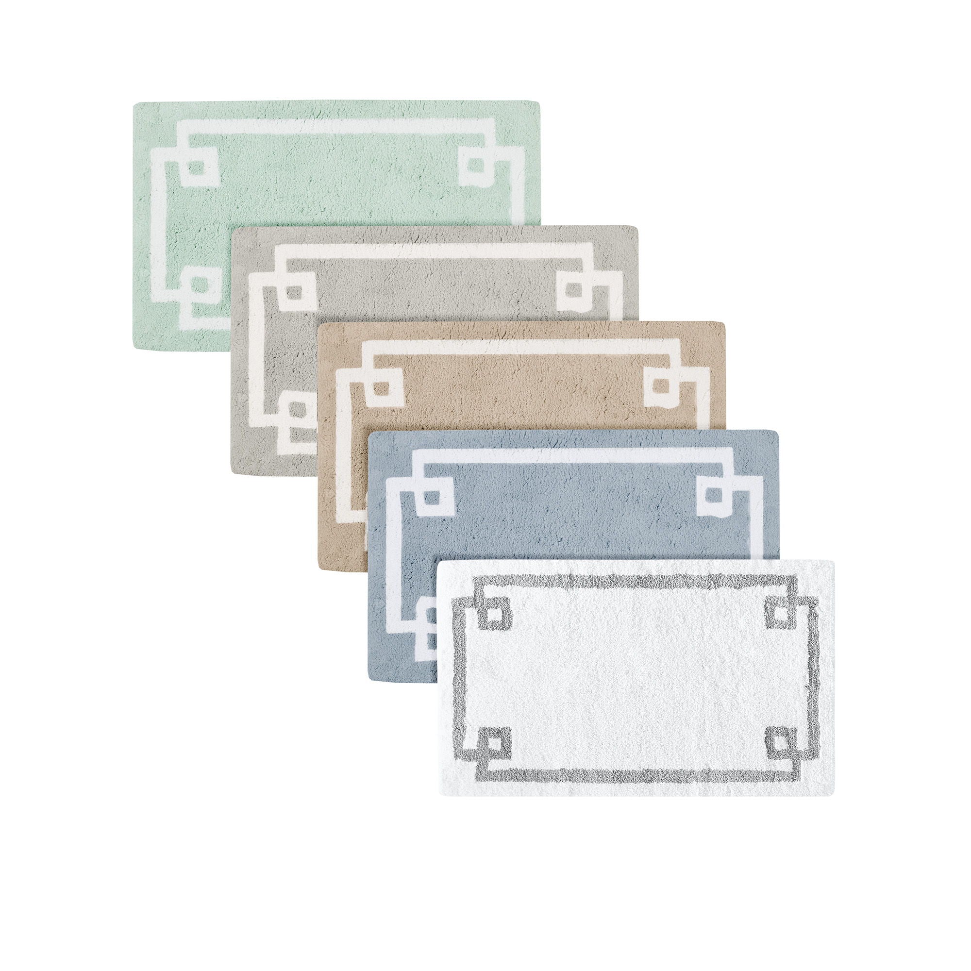 Evan - 20" x 30" Tufted Bath Rug - Blue