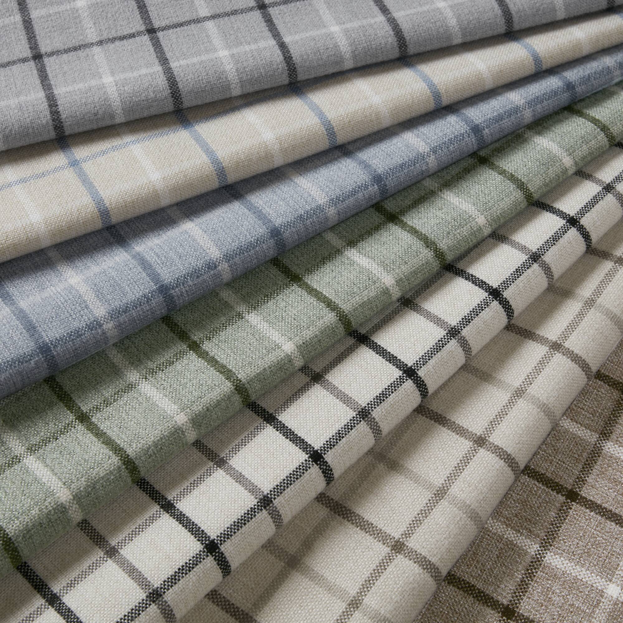 Anaheim - 50x108" Plaid Rod Pocket And Back Tab Curtain Panel With Fleece Lining - Black