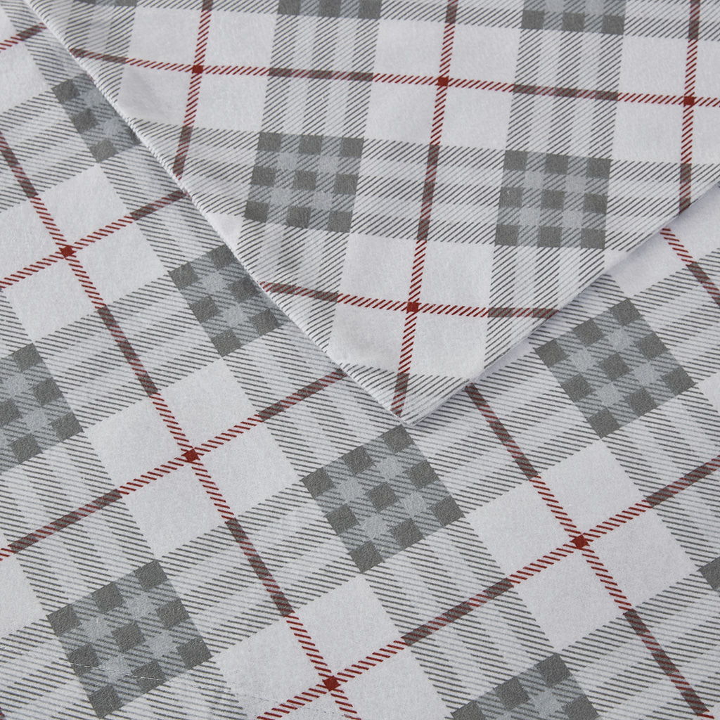 Cozy Flannel - Sheet Set - Red Plaid