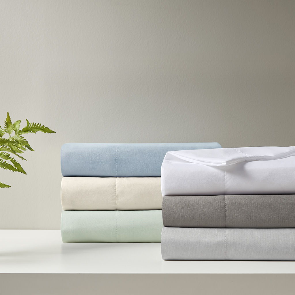 Smart Cool Microfiber Sheet Set - Light Gray