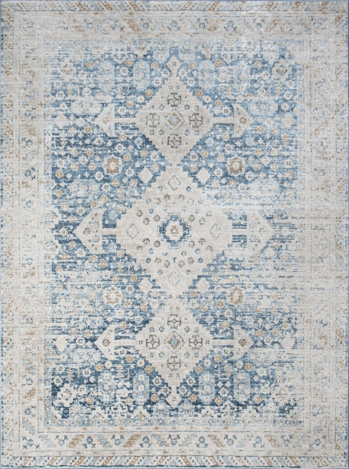 Noble GC_GEN7003 Blue 5 ft. 3 in. x 7 ft. 3 in. Area Rug