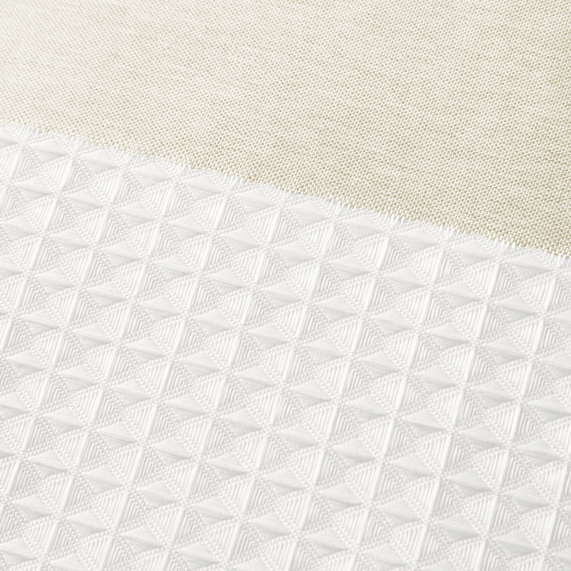 Spa Waffle - 72" x 84" Shower Curtain With 3M Treatment - Cream